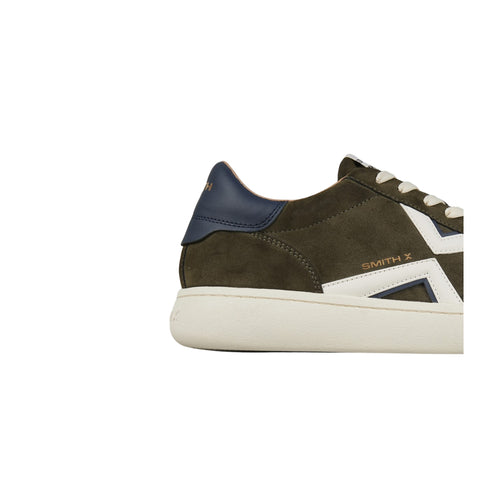 Sneakers Uomo Ocean, con tomaia scamosciata ed inserto a contrasto sul tallone